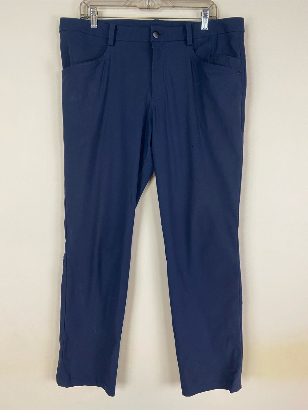 lululemon athletica Navy Slim Stretch Chinos
